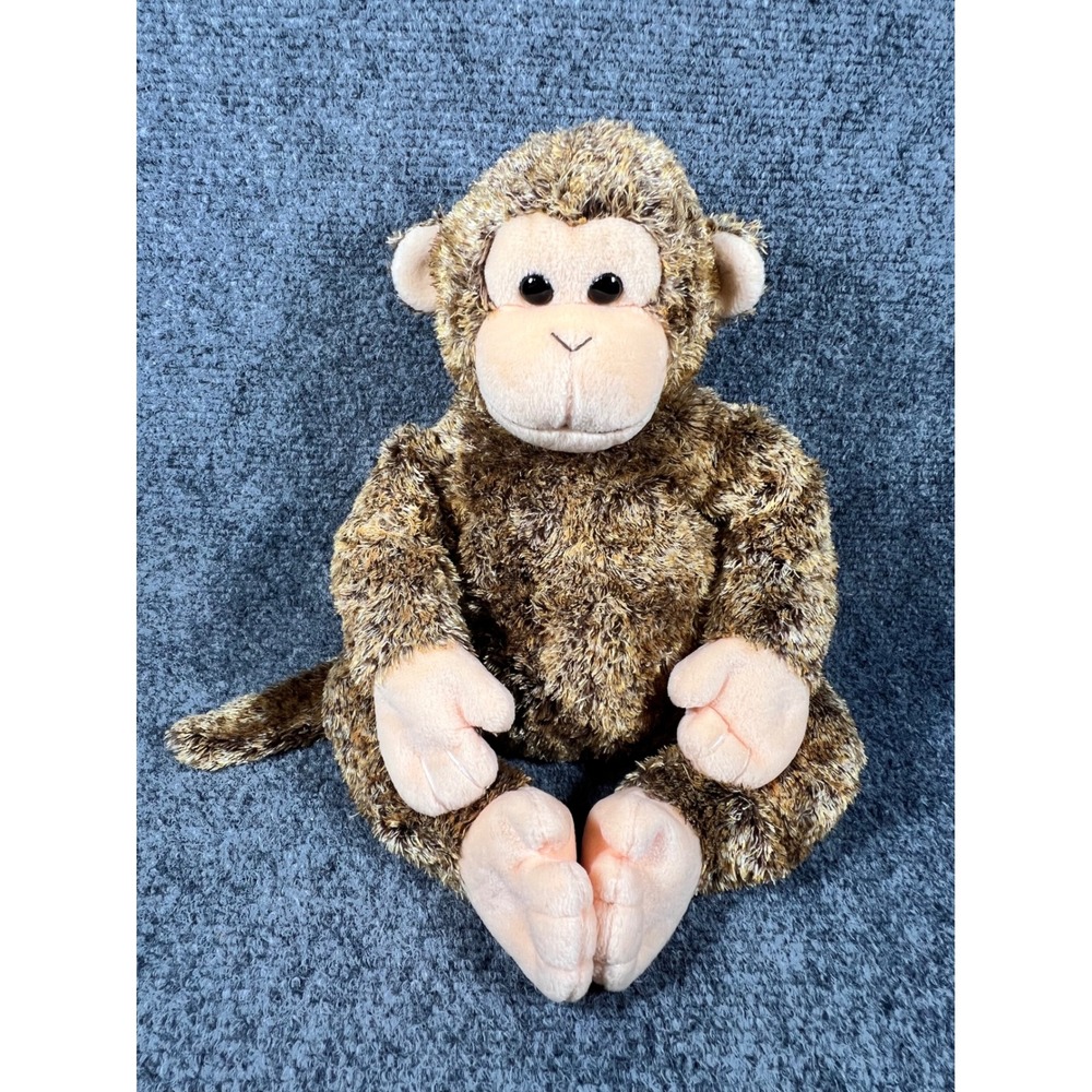 TY Beanie Buddies Bonsai the Chimpanzee Monkey Plush Toy 100% Ty Silk 16" 2003